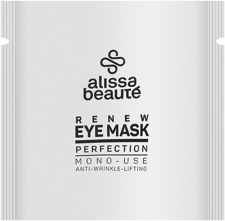 Патчі для зони навколо очей з ліфтинговим і дренажним ефектами - Alissa Beaute Perfection Renew Eye Mask — фото N1