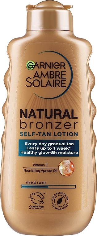 Лосьон-автозагар для тела - Garnier Ambre Solaire Natural Bronzer Self Tan Lotion — фото N1