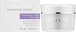 Увлажняющий крем для лица - Malu Wilz Hyaluronic Active+ Cream Rich — фото N2