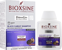Ежедневный шампунь против выпадения волос - Biota Bioxsine DermaGen Black Garlic Shampoo — фото N2