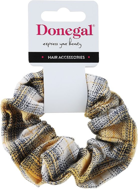 Резинка для волосся, FA-5641, бірюзово-рожева - Donegal — фото N1