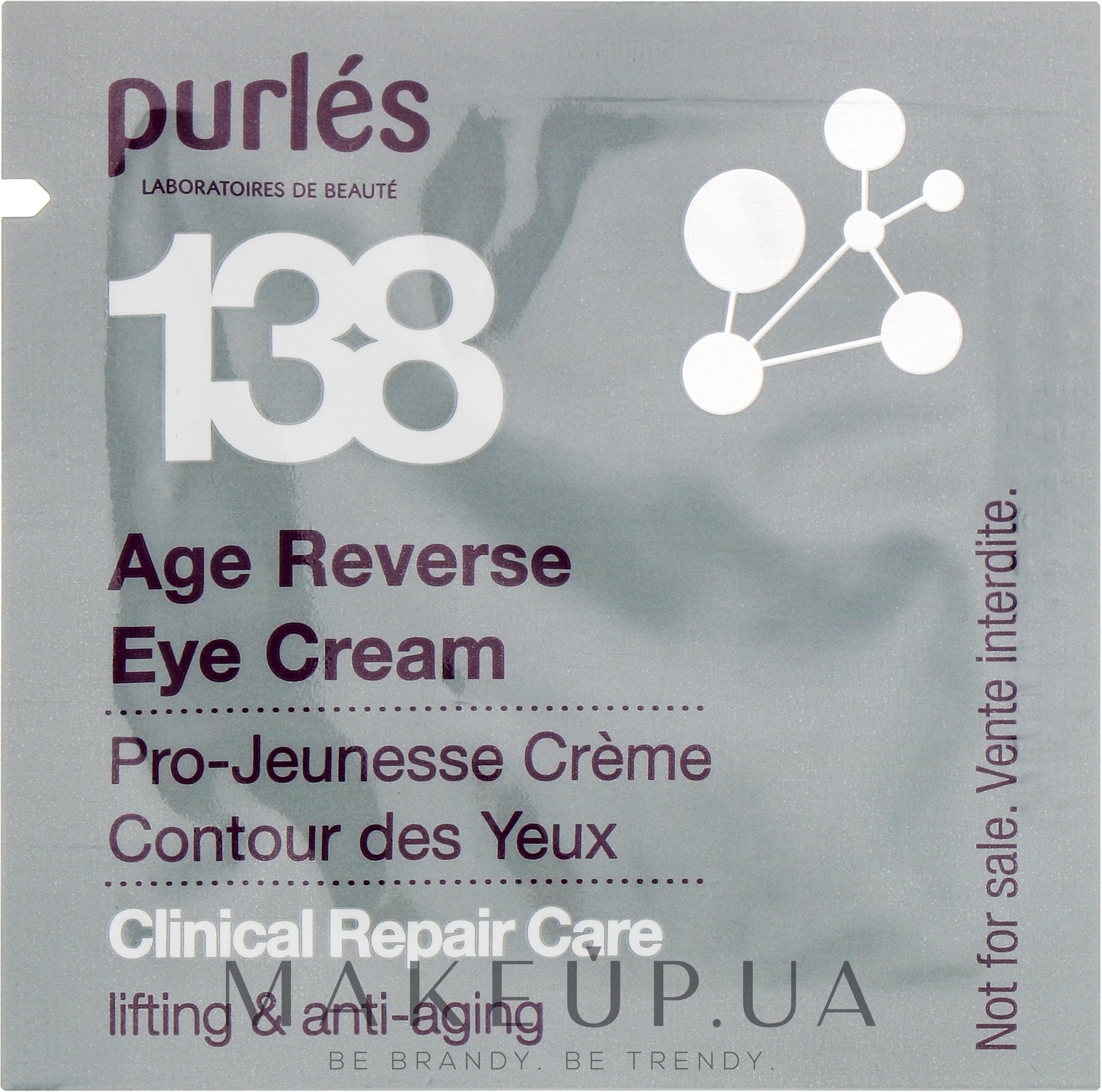 Крем для повік "Про-молодість" - Purles Clinical Repair Care 138 Age Reverse Eye Cream (пробник) — фото 1ml