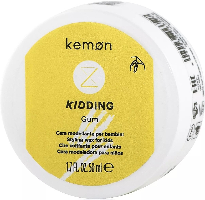 Детский воск для стайлинга - Kemon Liding Kidding Gum — фото N1
