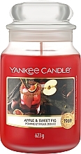 Ароматическая свеча в банке - Yankee Candle Apple & Sweet Fig Candle — фото N2