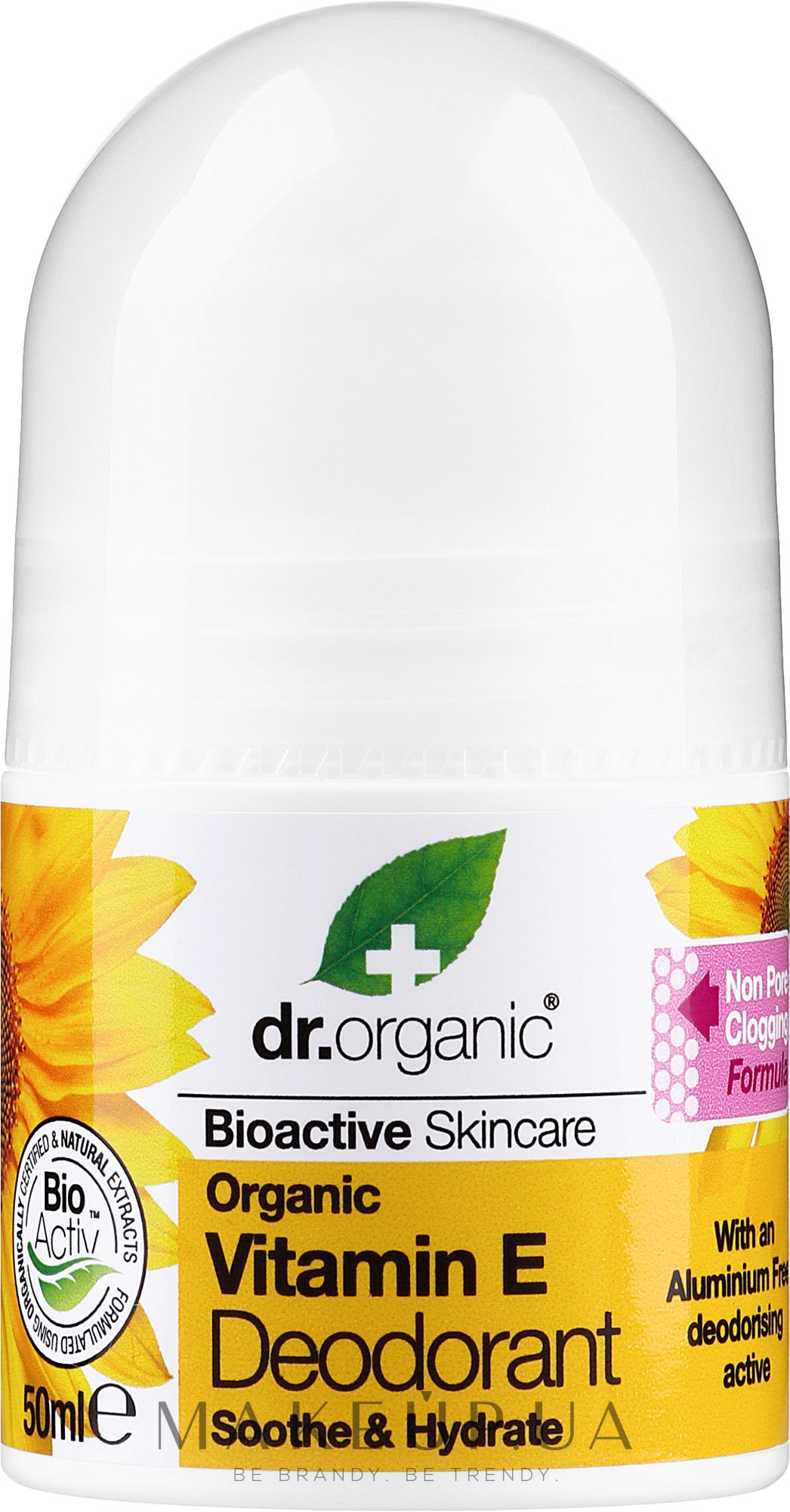 Дезодорант «Вітамін Е» - Dr. Organic Bioactive Skincare Vitamin E Deodorant — фото 50ml