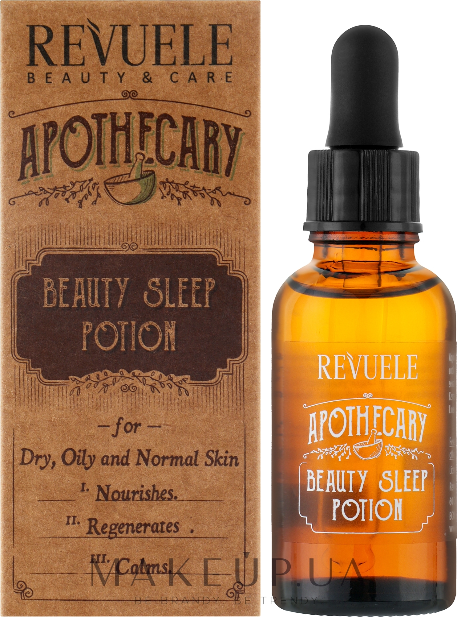 Живильна сироватка для обличчя - Revuele Apothecary Beauty Sleep Potion Night Serum — фото 30ml