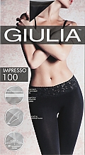 Колготки для женщин "Impresso" 100 Den, nero - Giulia — фото N1