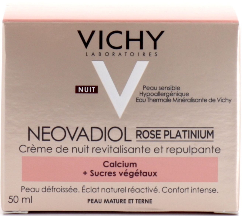 Освітлювальний нічний крем для зрілої шкіри - Vichy Neovadiol Rose Platinum Night Cream — фото N4