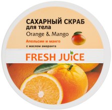 Парфумерія, косметика РАСПРОДАЖА Цукровий скраб для тіла - Fresh Juice Orange and Mango