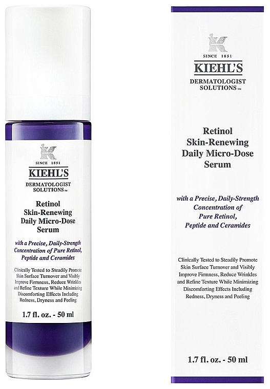 Сироватка для обличчя з ретинолом - Kiehl's Dermatologist Solutions Retinol Skin-Renewing Daily Micro-Dose Serum — фото N1