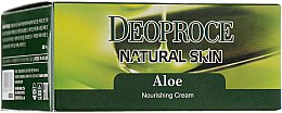 Антивіковий регенерувальний крем для обличчя з екстрактом алое - Deoproce Natural Skin Aloe Nourishing Cream — фото N3