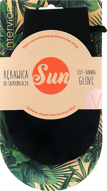 Рукавица для нанесения автозагара, 498646, черная - Inter-Vion Self-Tanning Glove