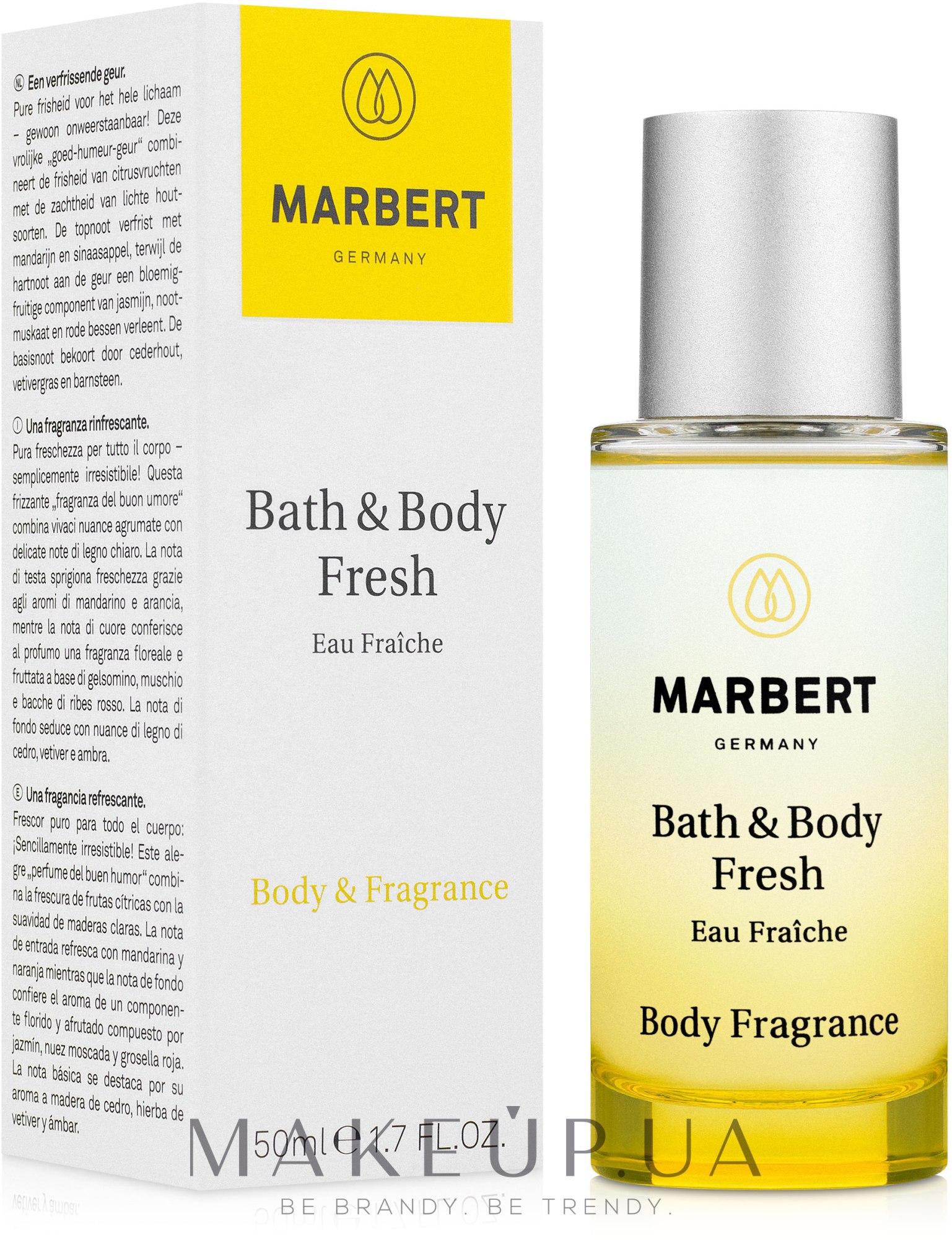 Marbert Bath & Body Fresh Eau Fraiche - Туалетна вода — фото 50ml