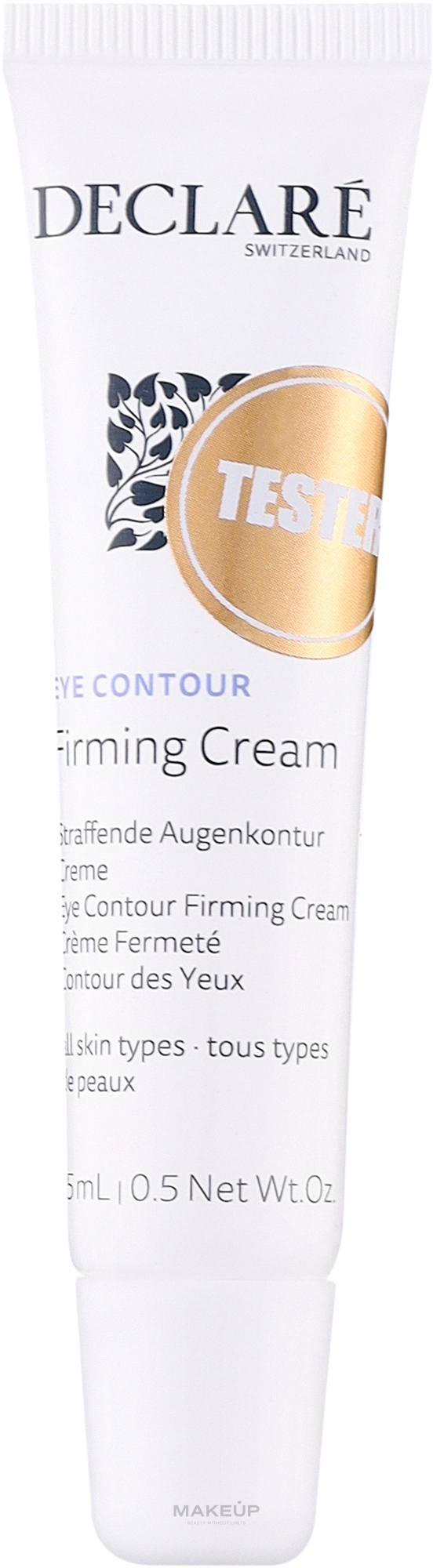 Крем для шкіри навколо очей - Declare Eye Contour Firming Cream (тестер) — фото 15ml