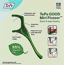 УЦІНКА Зубна нитка-флосер на тримачі, 100 шт. - Tepe Good Mini Flosser Dental Floss * — фото N2