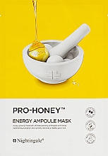 Парфумерія, косметика Тканинна маска для обличчя - Nightingale Pro-Honey Energy Ampoule Mask