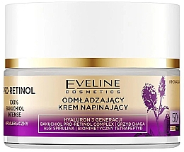Омолоджувальний крем для обличчя 50+ - Eveline Cosmetics Pro-Retinol 100% Bakuchiol Rejuvenating Cream — фото N2