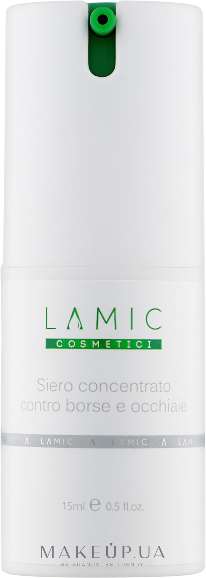 Сыворотка концентрат от тёмных кругов под глазами - Lamic Cosmetici Siero Concentrato Contro Borse E Occhiaie — фото 15ml
