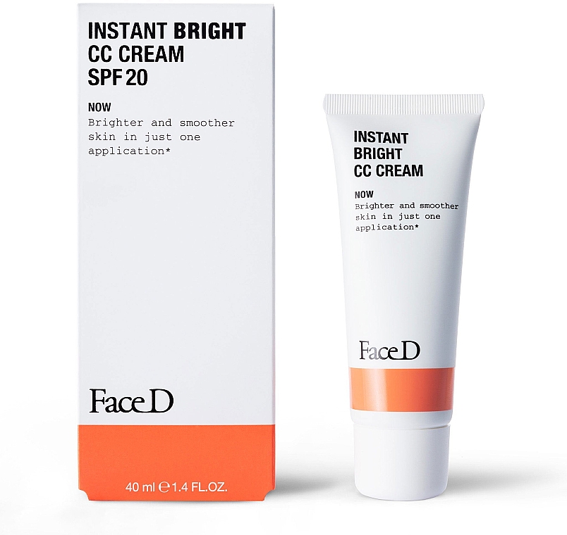 СС-крем - FaceD Instant Bright CC Cream SPF 20 — фото N1