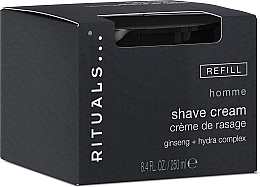 Парфумерія, косметика Крем для гоління - Rituals Homme Collection Shave Cream (змінний блок)