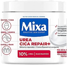 Крем для лица и тела - Mixa Urea Cica Repair+ — фото N1