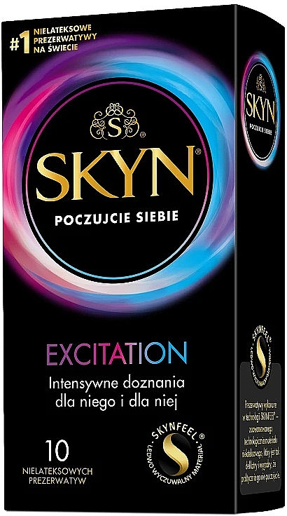 Нелатексні презервативи - Unimil Skyn Excitation — фото N1