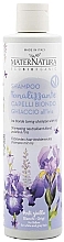 Парфумерія, косметика Шампунь для нейтралізації жовтизни - MaterNatura Ice Blonde Iris Hair Toning Shampoo