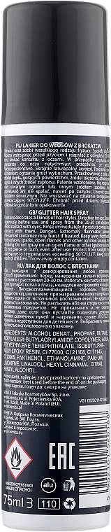 Лак для волос с блестящей пылью - Venita Multicolor Spray  — фото N2