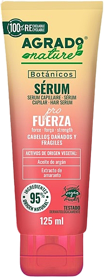 Сыворотка для поврежденных и ломких волос - Agrado Botanicos Pro Strength Treatment Serum — фото N1