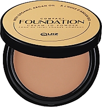 Парфумерія, косметика Компактна кремова пудра - Quiz Cosmetics Compact Foundation Cream To Powder
