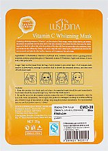 Відбілювальна маска для обличчя з екстрактом апельсина - Lusidina Pure Source Vitamin C Whitening Mask — фото N2