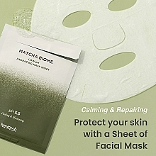 Тканевая маска для лица - Heimish Matcha Biome Low pH Hydrating Mask Sheet — фото N2