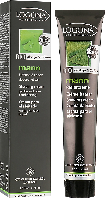 Крем для бритья - Logona Man Shaving Cream — фото N2