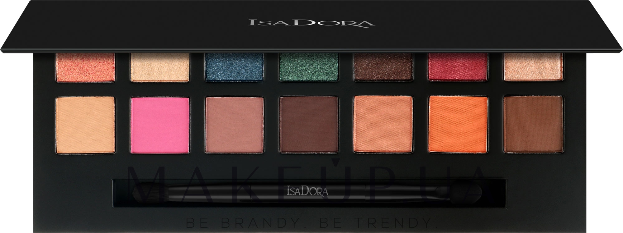 Палетка теней для век - IsaDora Color Burst Eyeshadow Palette — фото 11.2g