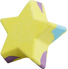Бомбочка для ванны "Звезда", желтая - Craze Inkee Foamy Star Bath Bomb — фото N2