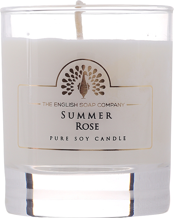 Ароматическая свеча - The English Soap Company Summer Rose Candle — фото N1