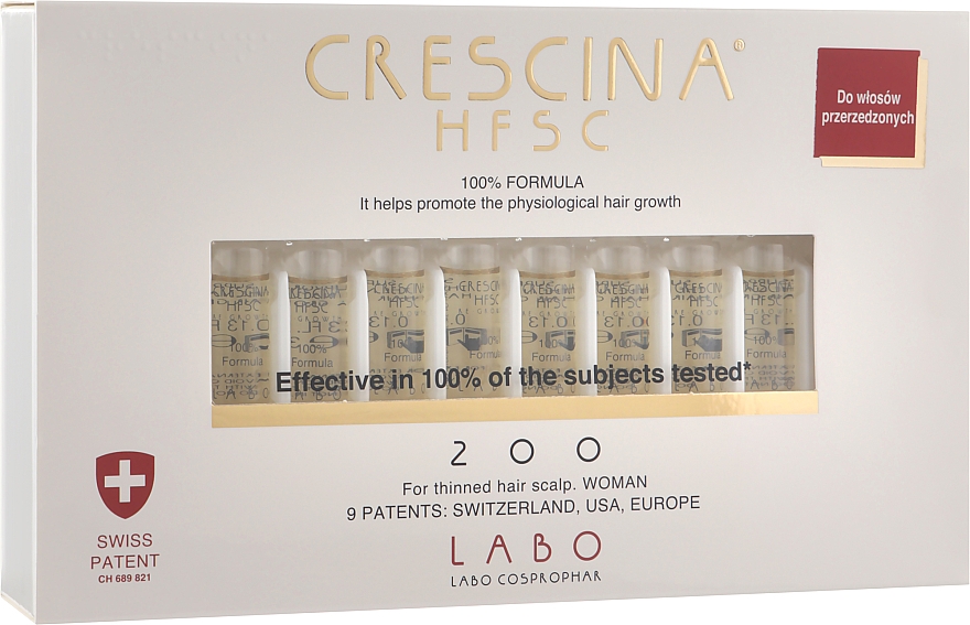 Лосьон-концентрат для восстановления роста волос у женщин 200 - Labo Crescina HFSC 200 Re-Growth Woman  — фото N1
