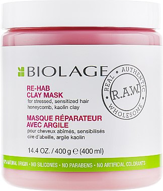 УЦЕНКА Маска для волос - Biolage RAW Re-Hab Clay Mask *