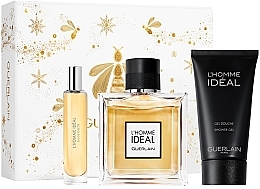 Духи, Парфюмерия, косметика Guerlain L’Homme Ideal - Набор (edt/100ml + sh/gel/75ml + edt/mini/10ml)