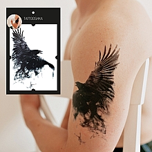 Временное тату "Ворон" - Tattooshka — фото N4