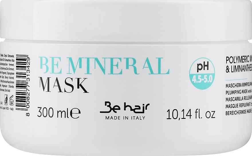 Ущільнювальна маска для волосся з мінералами - Be Hair Be Mineral Plumping Mask — фото N1