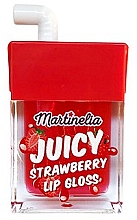 Парфумерія, косметика Блиск для губ "Juicy", полуниця - Martinelia Lip Gloss
