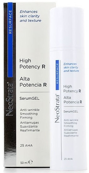 Высокоэффективная сыворотка-гель для лица против морщин - Neostrata High Potency R SerumGel Anti Wrinkle Smoothing Firming 25 AHA — фото N1