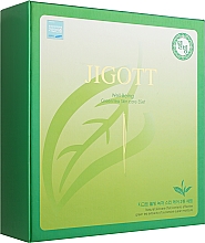 Набор - Jigott Well-Being Greentea 3 Set (f/toner/150ml + f/toner/30ml + f/emulsion/150ml + f/emulsiom/30ml + f/cream/50ml) — фото N1