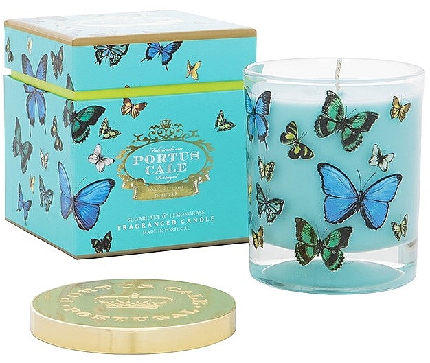 Ароматична свічка в склянці - Portus Cale Butterflies Candle — фото N1