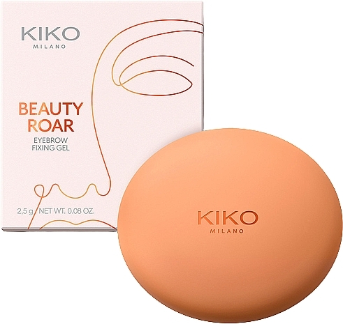Фіксувальний гель для брів - Kiko Milano Beauty Roar Eyebrow Fixing Gel — фото N1