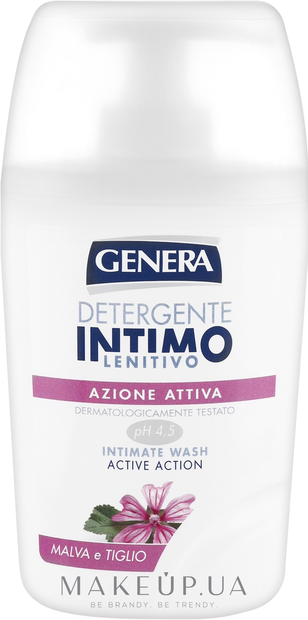 Средство для интимной гигиены "Мальва и Липа" - Genera Detergente Intimo Lenitivo Malva e Tiglio — фото 300ml