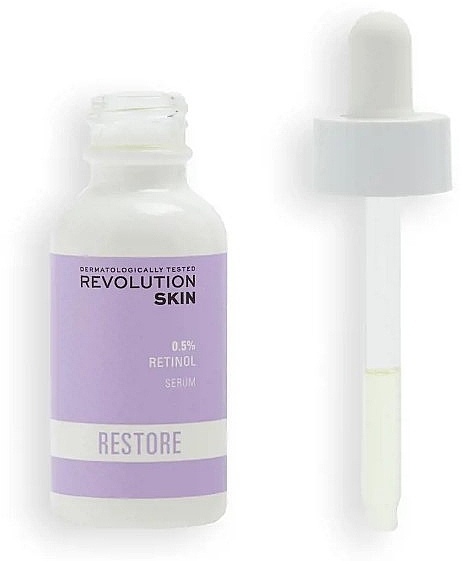 Сыворотка для лица с ретинолом - Revolution Skin 0.5% Retinol Serum — фото N2