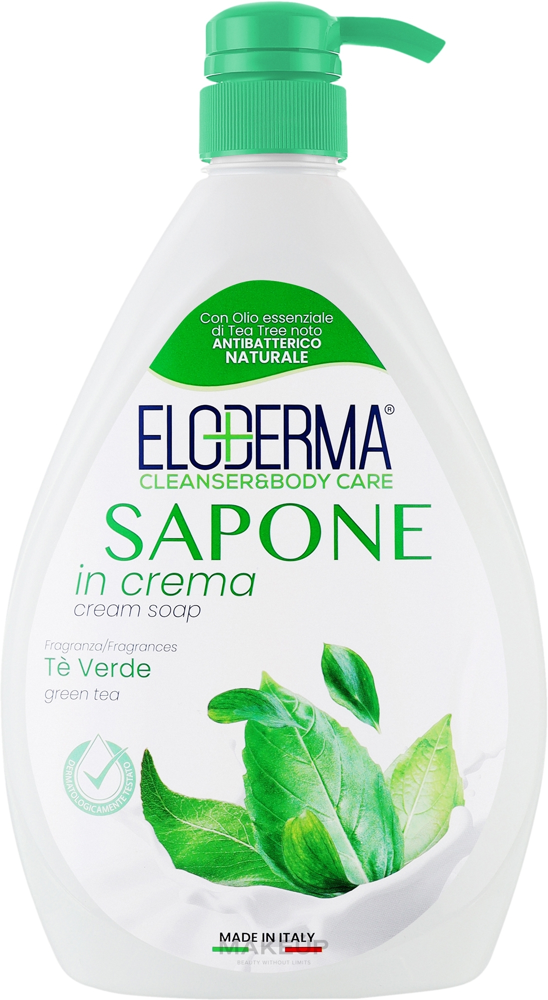 Мыло для тела и рук с экстрактом зеленого чая - Eloderma Liquid Soap  — фото 1000ml