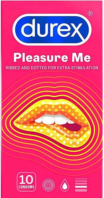 Презервативы, 10 шт - Durex Love Pleasure Me — фото N2